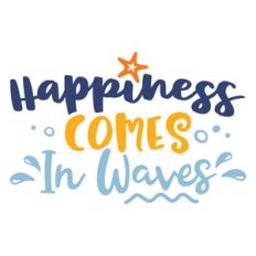 happiness comes in waves