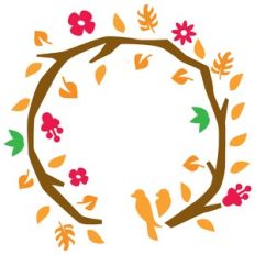 floral wreath