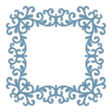blue lace frame
