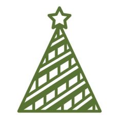 geometrical christmas tree