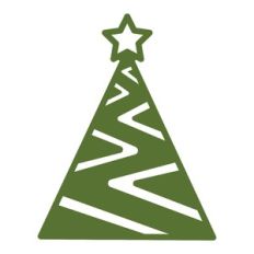 geometrical christmas tree