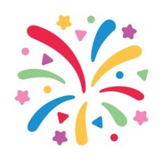 colorful fireworks