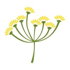 floral leaf ornament