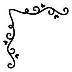 filigree corner decoration