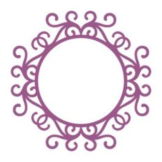 vintage monogram frame