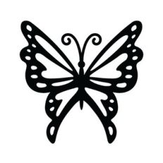 decorative butterfly design