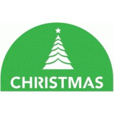half-moon tab - christmas