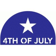 half-moon tab - fourth of july