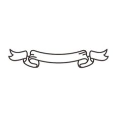 simple ribbon banner