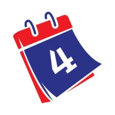 fourth of july calendar