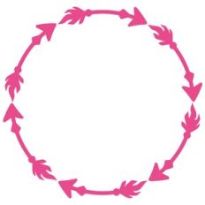 pink arrow frames