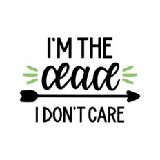 i am the dad i don't care