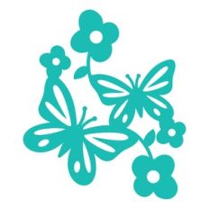 floral butterflies