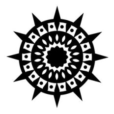 floral mandala element