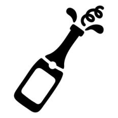 champagne bottle