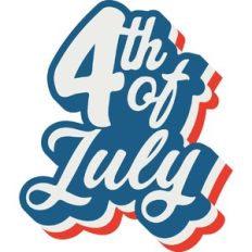 4th of July layered