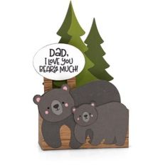 box card bears father's day