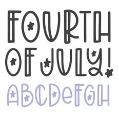 dtc fourth of july font