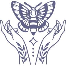 moth with hands