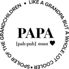 papa definition word circle