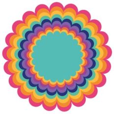 nested scallop circles