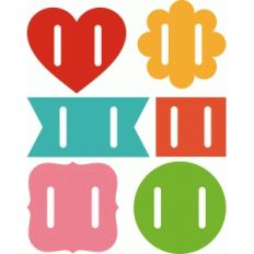 6 ribbon slides