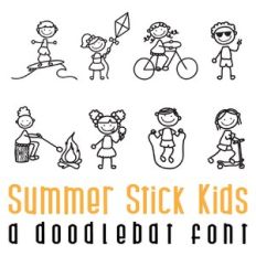 summer stick kids doodlebat