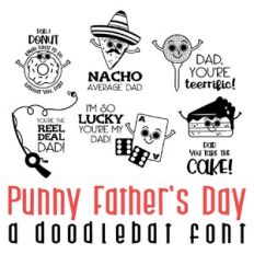 punny father's day doodlebat
