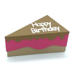 3d cake slice box