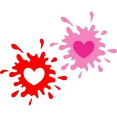 splash heart