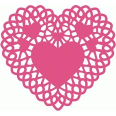 heart doily