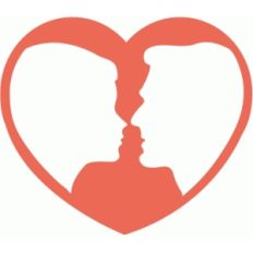 faces heart