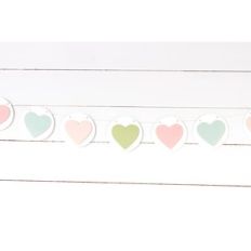 heart circle garland