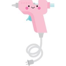 glue gun - cute and crafty