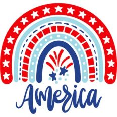 america rainbow