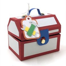 tool box with tag