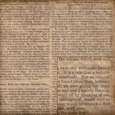 vintage newspaper ephemera background pattern