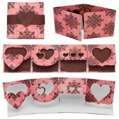 card varied flap valentine