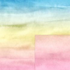 pastel blue, yellow and pink watercolor background pattern