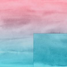 pastel pink and teal watercolor gradient background pattern