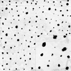 white and messy black spots background pattern
