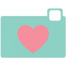 love heart camera