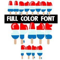 space pops color font