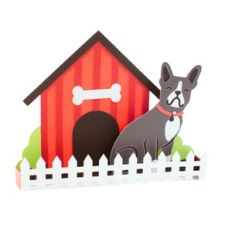 frenchie dog house box card