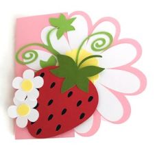 strawberry card