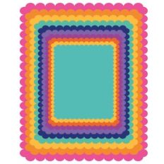 nested scallop rectangles