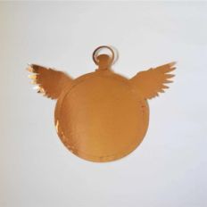 pocket watch with wings