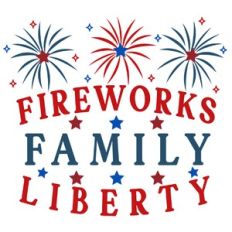 fireworks family liberty