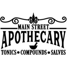 main st apothecary sign