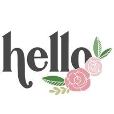 hello retro floral